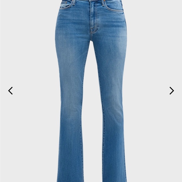 MOTHER Blue Flare Wide Leg Jeans - Picture 5 of 5